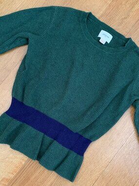 Bellerose Girls Green Sweater size 10